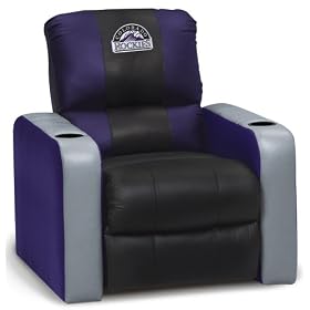 Buy DreamSeat Colorado Rockies MLB Leather Recliner