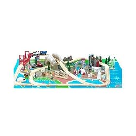 Imaginarium Sea to Shining Sea Train Set with 48x32 Vinyl Playmat by 