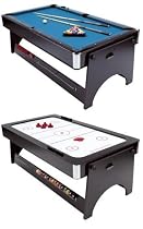 7ft Scorpio 2in1 Pool/Air Hockey Reversible Table