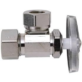 Brass Craft #G2R07 CD 1/2x1/4 Chrome Angle Valve