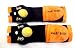 Black Angry Bird Plush Seat Belt Cover Shoulder Pad Cushion (2 pcs)