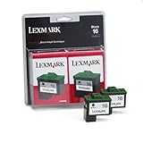 Lexmark 16/16 Twin Pack Black Cartridges 10N0138