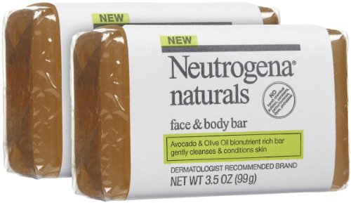 Neutrogena Naturals Naturals Face &amp; Body Bar - 3.5 oz - 2 pk
