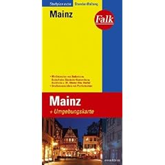 Falk Stadtplan Extra Standardfaltung Mainz