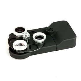 3-in-1 Rotatable Lens Set: Fisheye, Wide Angle, and Telephoto Lense Dial Turtle Jacket for Iphone 4 By GFG