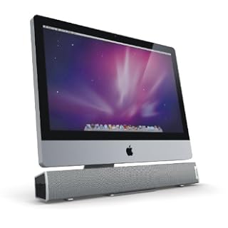 XtremeMac USB-B22-03 Tango Bar USB powered Speaker Computer-Lautsprecher 55,9 cm (21,5 Zoll) ideal für Apple iMac silber