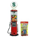 Michigan State Spartans NCAA Red Retro Gas Pump Gumball Machine