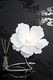 AMSTYLE Design Tischleuchte Florcita weiss Tischlampe Nachttischlampe