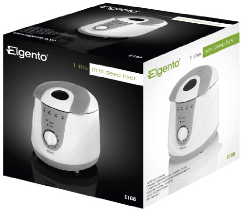 Elgento 1LT Fryer White Grey Matt