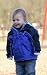 Bush Baby Waterproof Jacket Age 2 Royal Blue & Navy
