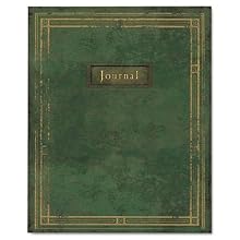 Blueline Heritage Journal, College Ruled, Green, 9.25 x 7.25 Inches, 192 Pages (A6013)