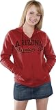 MLB Women's Arizona Diamondbacks The Beauty Long Sleeve Fullzip Fleece Hoodie (Bright Cardinal, Small)