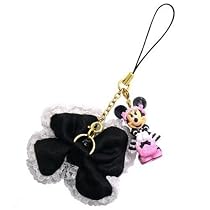 DISNEY ロリータフリル ミラーストラップ (ミニー・ブラック)