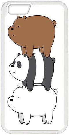 iPhone 6 Plus/6S Plus Case,iPhone 6 Plus/6S Plus (5.5") We Bare Bears Rubber Soft Case For iPhone 6 Plus/6S Plus 5.5 Inch - TPU White