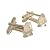 Quartz Cufflinks 01 Stone Business Pyramid Clear Silver Brass Crystal Healing Fashion