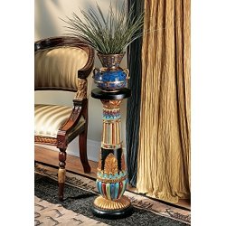 Egyptian Decoration decor Luxor End table Sculptural Stand Pedestal