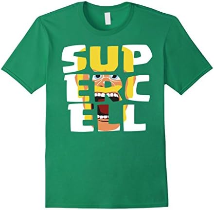 Men's Funny Super Cell Tshirt Medium Kelly Green
