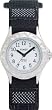 Timex Children's Kids T79051 Black Cloth Quartz Watch with White Dial