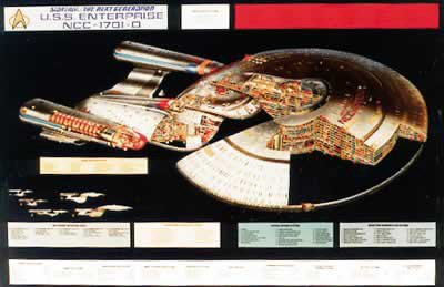Star Trek - Cutaway TV Show Poster (Size: 40 x 27)