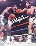Joe Frazier Signed 8X10 Photo With Muhammad Ali - Thrilla In Manila