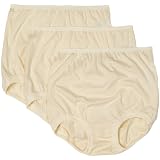 Vanity Fair Women's Lollipop Plus Size Leg Band Brief 3 Pack , Candle Glow, 12