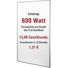 R�mer Infrarotheizung 60 x 90 cm , 600 Watt