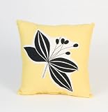 Glenna Jean Zelda Pillow - Yellow with Flower