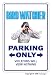 BIRD WATCHER Parking Sign watching rare binoculars gift