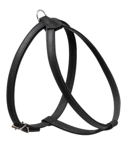 Karlie 09897 Buffalo Geschirr schwarz, 10 mm 25-32 cm Gen&auml;ht, B&uuml;ffelleder