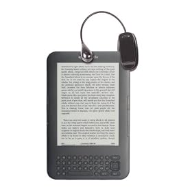 Lampe de Lecture + Clip de Fixation pour Amazon Kindle Wi-Fi, Kindle 3G + Wi-Fi, Kindle DX, Kindle 4, Kindle Touch / Touch 3G, Kindle Keyboard / Keyboard 3G et tablette Kindle Fire