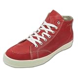 SPINGLE MOVE スピングルムーブ SPM-356《MENS:レッド》ミッドカットレザースニーカー