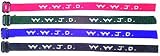 24 (2 Dozen) Wwjd Religious Bracelets Christian Wrist Bands and Church Event Fundraisers