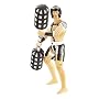 Gladiators Action Figure Spartan W/ Pugil Stick & Helmet
