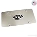 Visit Kia Chrome Logo On Stainless Steel License Plate Details Kia Chrome Logo On Stainless Steel License Plate