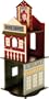 Levels of Discovery Wild West Revolving Bookcase Multi-color