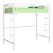 WE Furniture Sunrise Metal Twin/Loft Bunk Bed - White