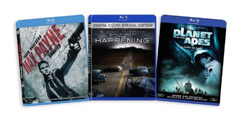 The Mark Wahlberg Blu-ray Collection (Max Payne / The Happening / Planet of the Apes (2001))