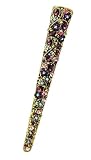 Hair Clip - Banana Style ~ Amethyst Mix Crystal Encrusted (78)
