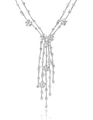 Diamond 18k White Gold Drop Necklace