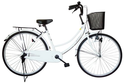 Cover image : 2009年モデル両足スタンドママチャリ。駐輪時の安定性向上！26インチ自転車 HS-514 ホワイト