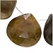 Fancy Wood Jasper Gem Mix-Color Assorted Briolettes 8.5-11.5mm (8 Beads)