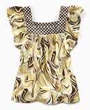 BCX Girls Flutter-Sleeve Square-Neck Top