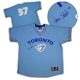 Dave Stieb Toronto Blue Jays Autographed/Hand Signed 80S Retro Jersey