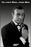 James Bond Sean Connery The Name's Bond James Bond New 24x36 Poster Framed