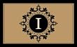 Imperial Monogram Coir Mat - I