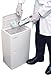Janibell M400BW ABS 15-Gallon Hygienic Hands-Free Foot Pedal Operated Waste Disposal System, Rectangular, 10-1/4