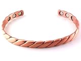 Copper Twist Pain Magnetic Bracelet