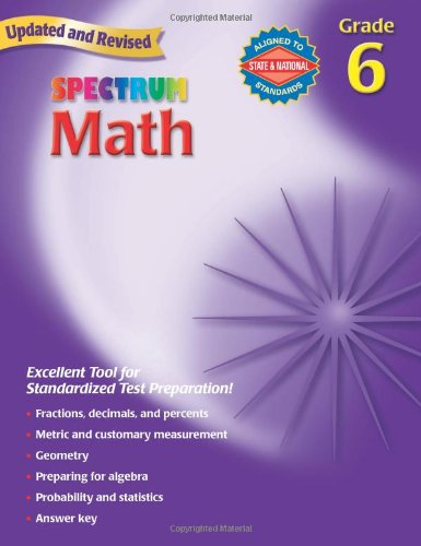 spectrum math grade 6