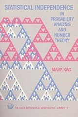 STATISTICAL INDEPENDENCE IN PROBABILITY ANALYSIS AND  NUMBER THEORY