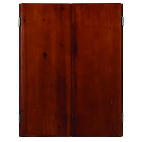 Viper 40-0405 Metropolitan Collection Bristle Dartboard Cabinet (Cinnamon Finish)